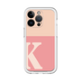 Slim Protection Premium Case［ オリジナル - initial two tone - K pink ］