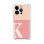 Slim Protection Premium Case［ オリジナル - initial two tone - K pink ］