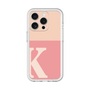 Slim Protection Premium Case［ オリジナル - initial two tone - K pink ］