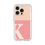 Slim Protection Premium Case［ オリジナル - initial two tone - K pink ］