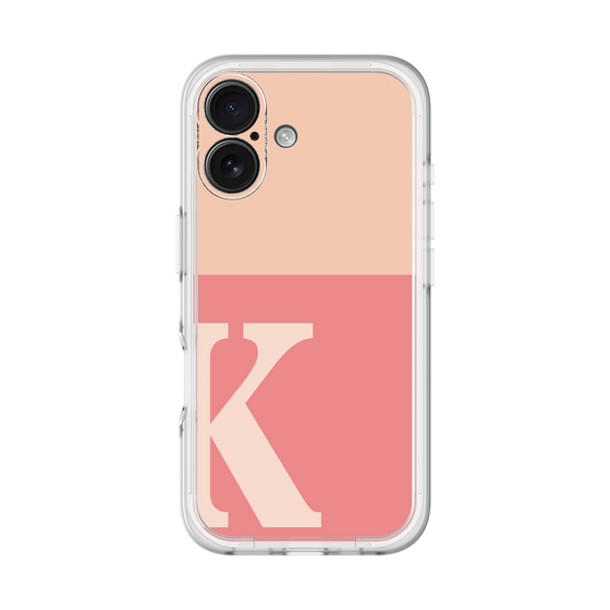 Slim Protection Premium Case［ オリジナル - initial two tone - K pink ］
