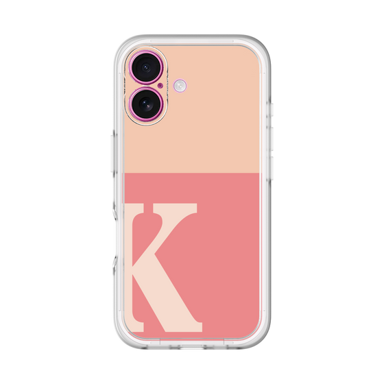 Slim Protection Premium Case［ オリジナル - initial two tone - K pink ］