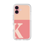 Slim Protection Premium Case［ オリジナル - initial two tone - K pink ］