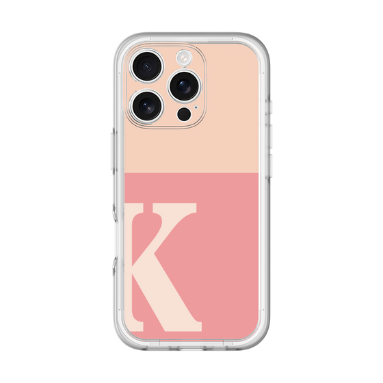 Slim Protection Premium Case［ オリジナル - initial two tone - K pink ］