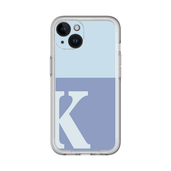 Slim Protection Premium Case［ オリジナル - initial two tone - K blue ］