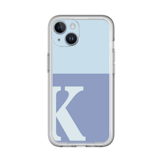 Slim Protection Premium Case［ オリジナル - initial two tone - K blue ］