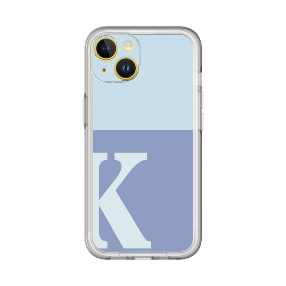 Slim Protection Premium Case［ オリジナル - initial two tone - K blue ］