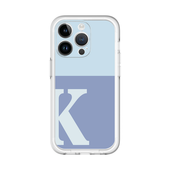Slim Protection Premium Case［ オリジナル - initial two tone - K blue ］
