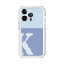 Slim Protection Premium Case［ オリジナル - initial two tone - K blue ］