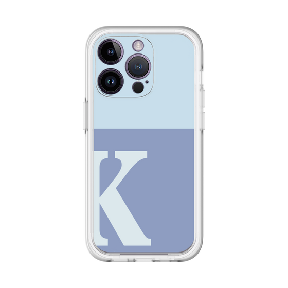 Slim Protection Premium Case［ オリジナル - initial two tone - K blue ］