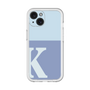 Slim Protection Premium Case［ オリジナル - initial two tone - K blue ］