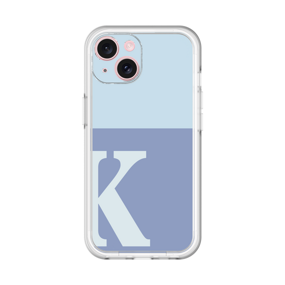 Slim Protection Premium Case［ オリジナル - initial two tone - K blue ］