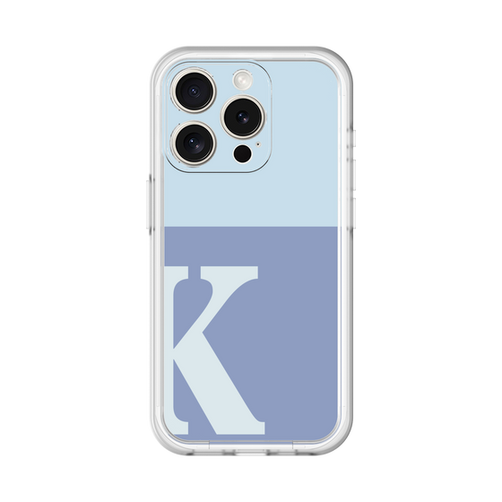 Slim Protection Premium Case［ オリジナル - initial two tone - K blue ］