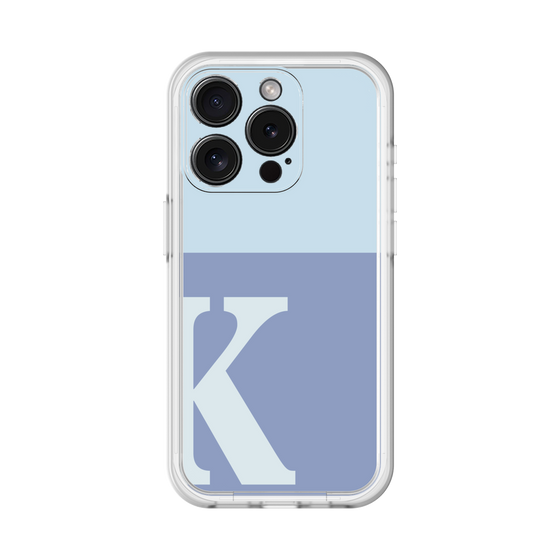 Slim Protection Premium Case［ オリジナル - initial two tone - K blue ］