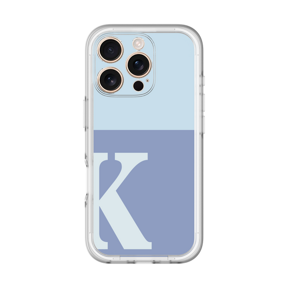 Slim Protection Premium Case［ オリジナル - initial two tone - K blue ］