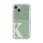 Slim Protection Premium Case［ オリジナル - initial two tone - K green ］