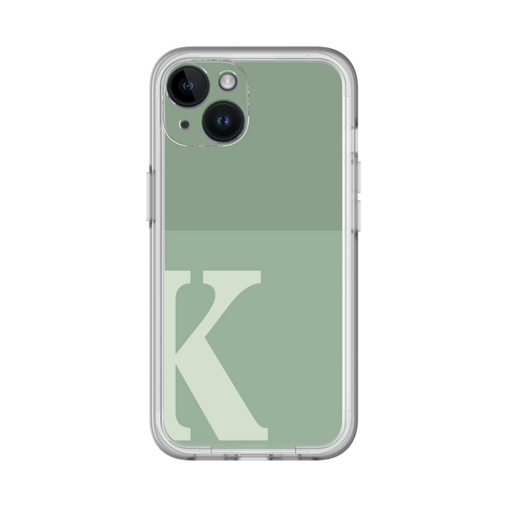 Slim Protection Premium Case［ オリジナル - initial two tone - K green ］