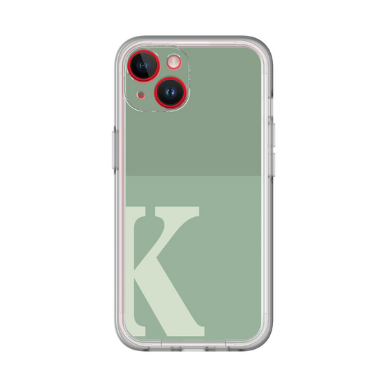 Slim Protection Premium Case［ オリジナル - initial two tone - K green ］