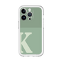 Slim Protection Premium Case［ オリジナル - initial two tone - K green ］