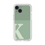 Slim Protection Premium Case［ オリジナル - initial two tone - K green ］