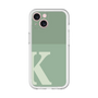 Slim Protection Premium Case［ オリジナル - initial two tone - K green ］