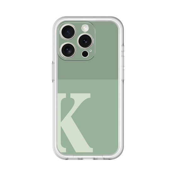 Slim Protection Premium Case［ オリジナル - initial two tone - K green ］