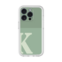 Slim Protection Premium Case［ オリジナル - initial two tone - K green ］