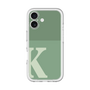 Slim Protection Premium Case［ オリジナル - initial two tone - K green ］