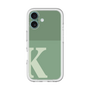 Slim Protection Premium Case［ オリジナル - initial two tone - K green ］