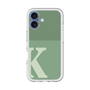 Slim Protection Premium Case［ オリジナル - initial two tone - K green ］