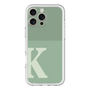 Slim Protection Premium Case［ オリジナル - initial two tone - K green ］