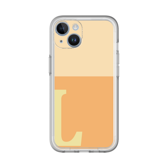Slim Protection Premium Case［ オリジナル - initial two tone - L orange ］