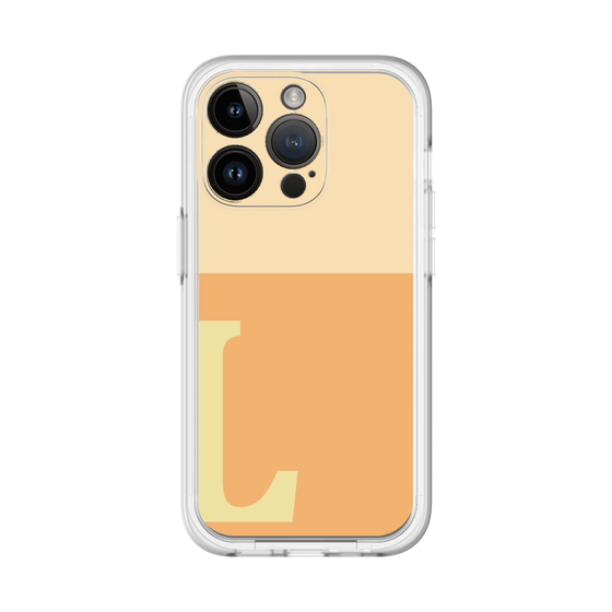 Slim Protection Premium Case［ オリジナル - initial two tone - L orange ］