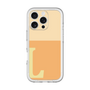 Slim Protection Premium Case［ オリジナル - initial two tone - L orange ］