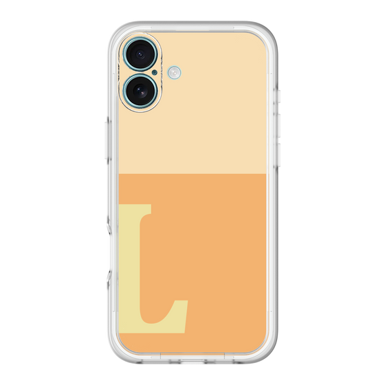 Slim Protection Premium Case［ オリジナル - initial two tone - L orange ］