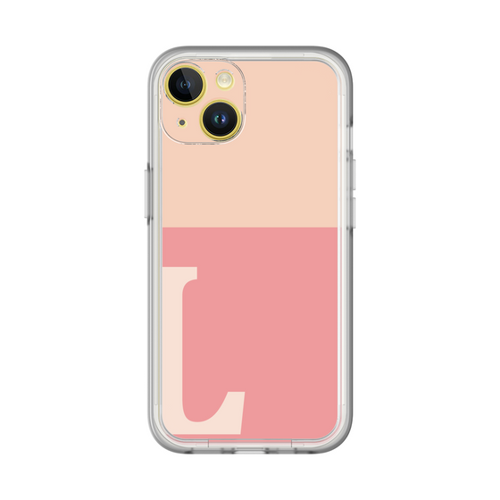 Slim Protection Premium Case［ オリジナル - initial two tone - L pink ］