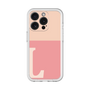 Slim Protection Premium Case［ オリジナル - initial two tone - L pink ］