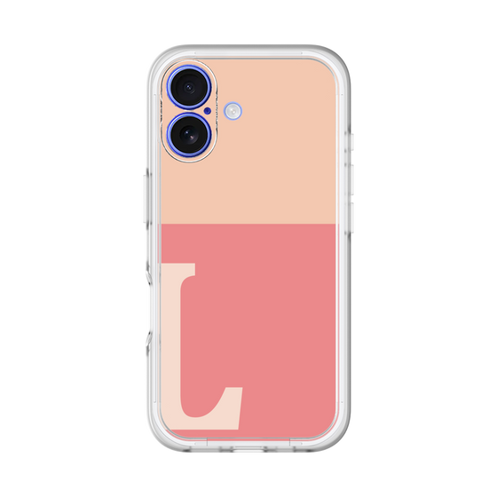 Slim Protection Premium Case［ オリジナル - initial two tone - L pink ］