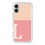 Slim Protection Premium Case［ オリジナル - initial two tone - L pink ］