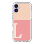 Slim Protection Premium Case［ オリジナル - initial two tone - L pink ］