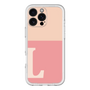 Slim Protection Premium Case［ オリジナル - initial two tone - L pink ］