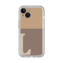Slim Protection Premium Case［ オリジナル - initial two tone - L brown ］
