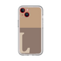 Slim Protection Premium Case［ オリジナル - initial two tone - L brown ］
