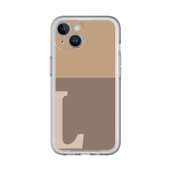 Slim Protection Premium Case［ オリジナル - initial two tone - L brown ］