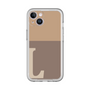 Slim Protection Premium Case［ オリジナル - initial two tone - L brown ］