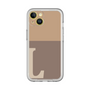 Slim Protection Premium Case［ オリジナル - initial two tone - L brown ］