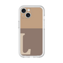 Slim Protection Premium Case［ オリジナル - initial two tone - L brown ］