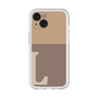 Slim Protection Premium Case［ オリジナル - initial two tone - L brown ］