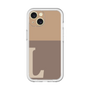 Slim Protection Premium Case［ オリジナル - initial two tone - L brown ］