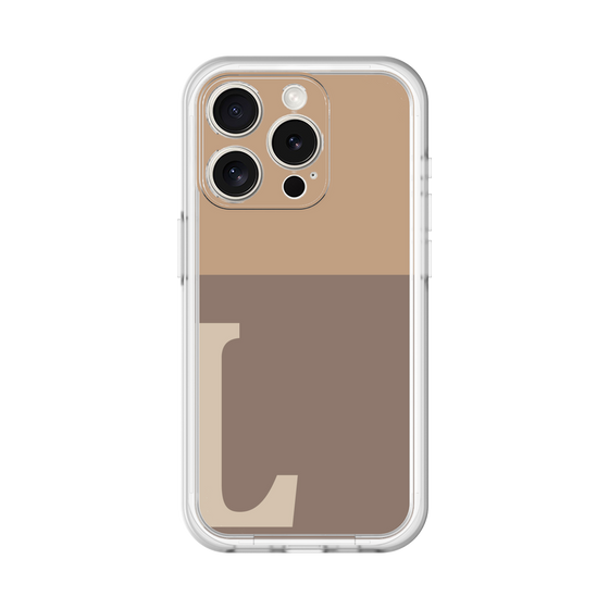 Slim Protection Premium Case［ オリジナル - initial two tone - L brown ］